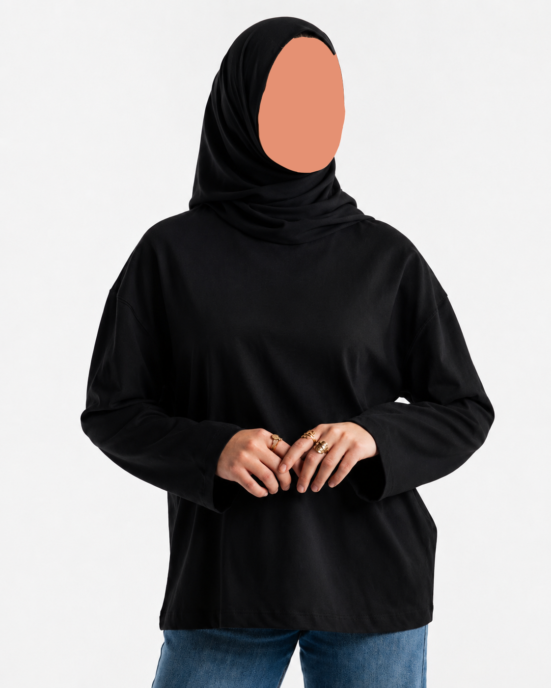 Long-Sleeve Black T-Shirt