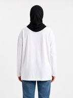 Long-Sleeve White T-Shirt